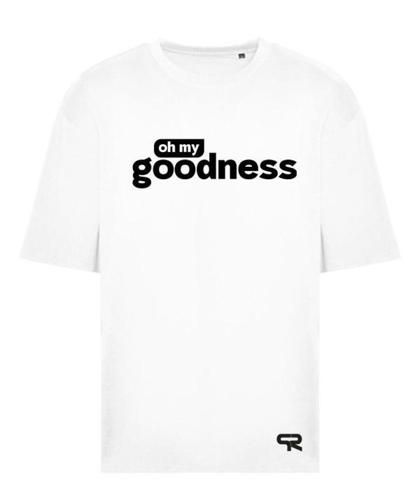 Weißes T-Shirt mit Aufdruck