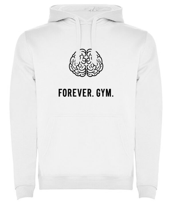 Hoodie mit Gehirn und Text